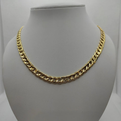 Collana oro 18k girocollo maglia piatta 50 cm 33 gr | Gioiellitosti.it